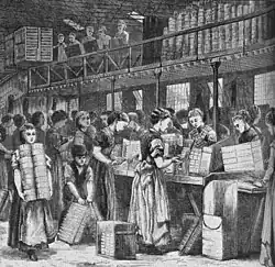 Women working in a match factory