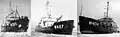 Woodrush breaking ice on the Great Lakes, 1960s