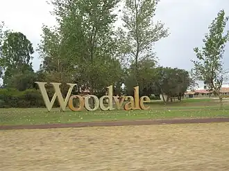 Woodvale estate sign