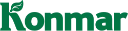 Wordmark of Konmar, a supermarket that was partially acquired by Jumbo in May 2006