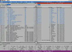 Worker main window displaying unarchived directory contents in one tab and on the other pane VFS archive contents, v.3.2.1