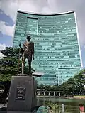 Front view of the WTCB