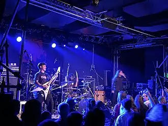 Wormrot performing in 2024