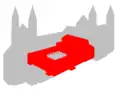 The current structure compared with the Roman forum