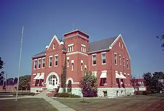 The Worth County Courthouse in Northwood