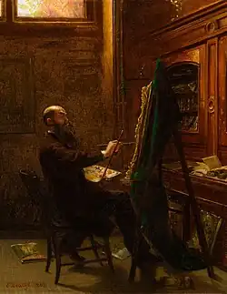 Worthington Whittredge in His Tenth Street Studio (1865)
