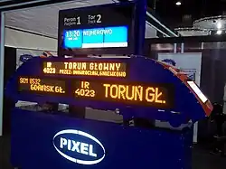 Pixel information display