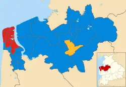 2003 results map