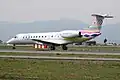 A FlyMex Embraer ERJ-135LR (XA-AMM) at Toluca International Airport.
