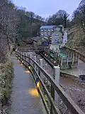 YHA Boggle Hole in the winter, Yorkshire, UK
