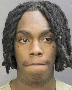 YNW Melly's mugshot in February 2019