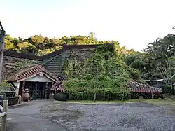 The Yachimun House is used for pottery workshops and liquor sales.