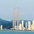 Yachthouse Residence Club under construction in August 2021