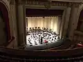 the stage
