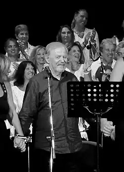 Spanos in concert in Ermoupolis, Syros, August 2017