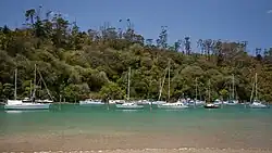 Yachts moored at Stillwater