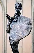 Yeats (bronze) 1990. 240&nbsp;cm.