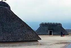Reconstructed dwellings.