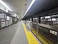 Platform for Yotsubashi Line, March 2025