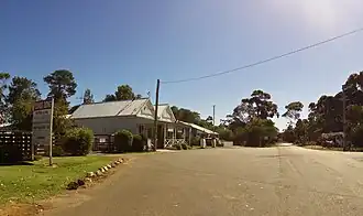 Petrol station at Youngs Siding