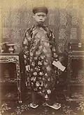 Young emperor Thanh Thai in 1892