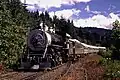 No. 19 hauling an excursion train in the 1970s