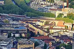 Alt-Wiedikon as seen from Uetliberg (October 2009)