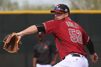 Zack Godley - MLB pitcher with impressive performances in the majors.[36]