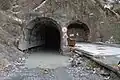 Approach adit to the diversion tunnel