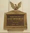 Mickiewicz plaque in the church