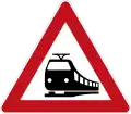 Sign 151 Railroad crossing
