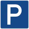 Sign 314 Parking place
