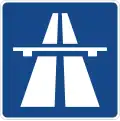 Sign 330.1 Start of Autobahn
