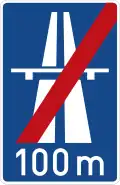 335: End of Motorway (100&nbsp;m)
