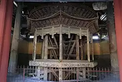 The Zhuanlunzang installed in Zhuanlunzang ge