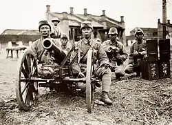 A GebirgsKanone 06 in use with the Fengtian clique.