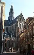 View of the church from the north (Jansstraat)
