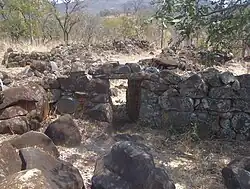 Pit entrance