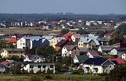 Fragment of Zujūnai village as seen from Pašilaičiai tower blocks