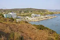 View of the Zvërnec coast