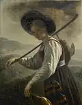 Swiss farm girl