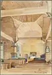 Interior of the old church, 1897 sketch.