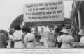 Fundrasing in aid of the Toowoomba Soldiers' Sock and Comforts Fund, during World War I. The photograph shows Mrs Fairfax's novelty stall.