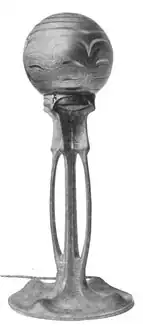Table lamp, bronze