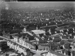 Aerial view by Walter Mittelholzer (1933)