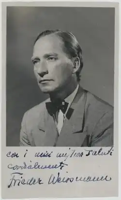 A black and white photograph of a man