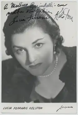 A black and white photograph of a woman