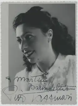 A black and white photograph of a woman