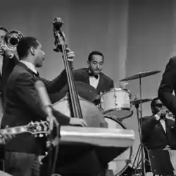 Harris with the Quincy Jones Band in 1960
