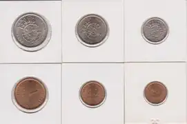 1970 Portuguese Timor escudos reverse.